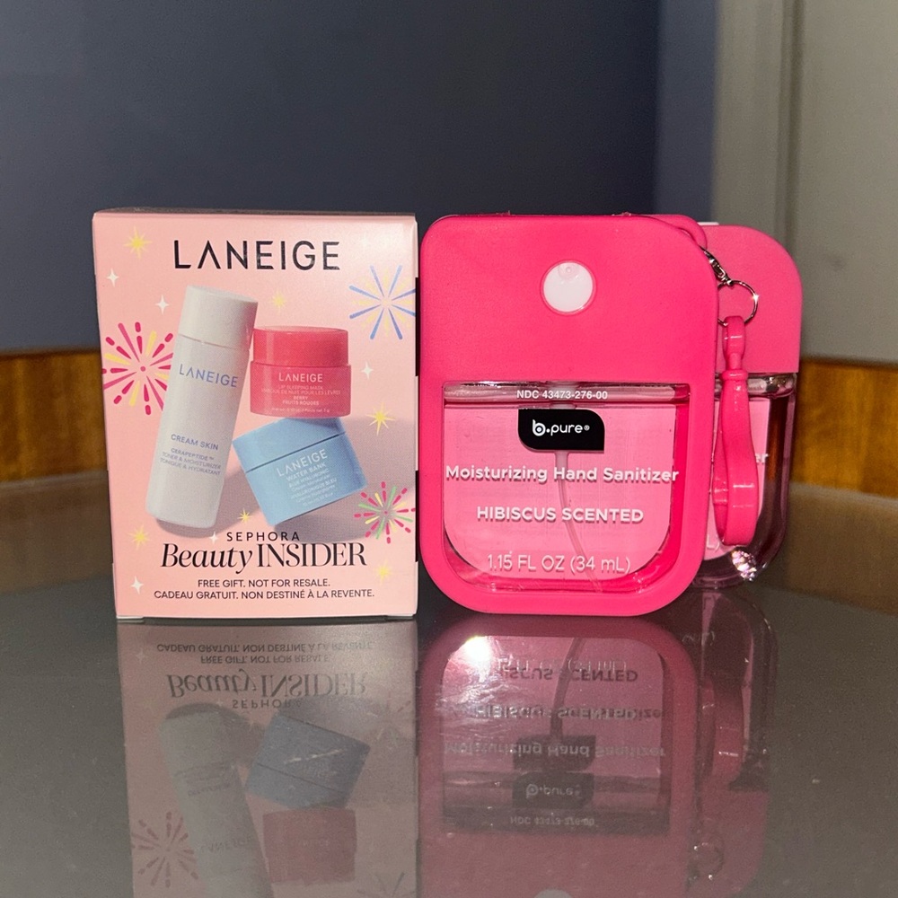 Laneige and b-pure Pink Beauty Set